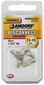 60825 TERM DISC UNINSUL .25TAB
