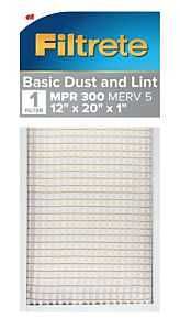 319-4 FILTER AIR DST 12X20X1IN