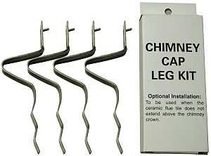 SCLK CHIMNEY CAP LEG KIT