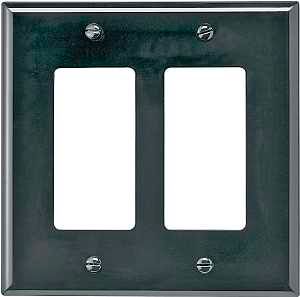 PJ262BK UNBREAK DECO PLT 2GANG