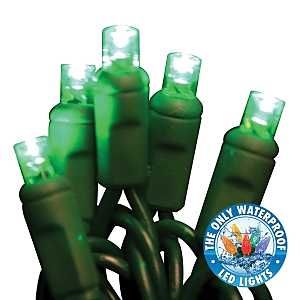 LGTS COMM GRD LED GRN 5MM 50L