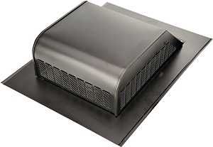 750GS BLACK GALV ROOF LOUVER
