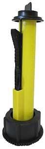00072 STP FLW SPOUT PLSTC BLK