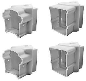 73012498 BRACKET ANGLE L/R WHT