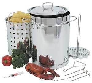 1118 TURKEY FRYER W/LID 32QT