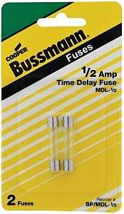 BP/MDL-1/2 FUSE GLASS TD 1/2A
