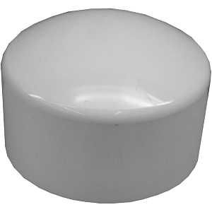 30154 PIPE CAP SLP JNT WHT 4IN