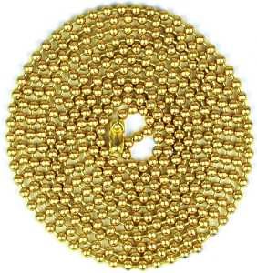 60361 CHAIN BEAD NO 6 5FT BRS