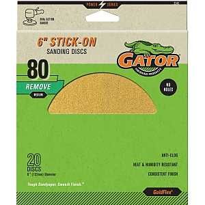 3245 GLD STICK-ON DISC 80# 6IN