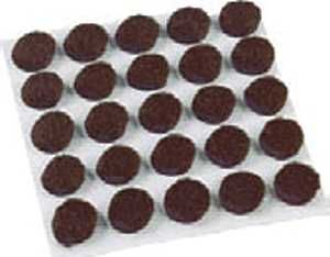 9949 MED BRWN FELT PADS 3/8