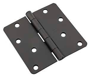 N830-432 HINGE DOOR BLACK 4IN