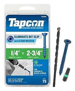 28385 SCREW  1/4X2-3/4PHP 75PK