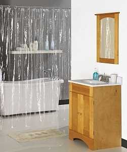 70X72 CLEAR VINYL SHOWER LINER