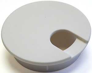 61625 GROMMET DESK WHT 2-1/2IN