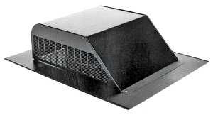 750 BLACK ALUM ROOF LOUVER