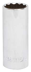 DEEP SOCKET 15/16IN 1/2DR 12PT