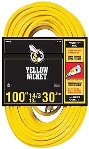 2888 14/3X100 YELLOW JCKT CORD