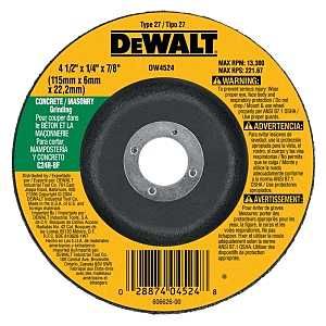 DW4524 WHL MSNRY GRD 4-1/2X1/4