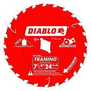 D0724W DIABLO BLADE 7-1/4 24TH