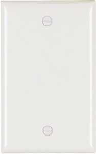 BLANK WALL PLATE 1G BX MT WHT