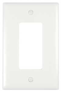 JUMBO WALL PLATE 1G 1 DECO WHT