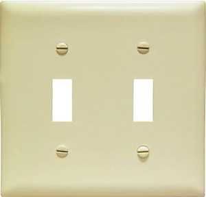 JUMBO WALL PLATE 2G 2TOGG IVRY
