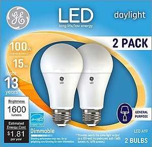 93127672 BULB LED A19DYLGHT15W