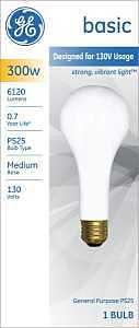 73790 INCAN BULB GP WWHT 300W