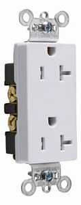 RECEPTACLE DECO DPX HD WHT 20A