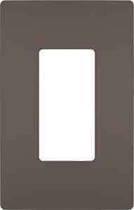 SCRWLES WALL PLATE 1G 1DECO DB