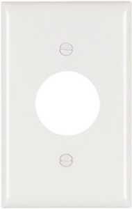 WALL PLATE 1GANG 1RCPTCL WHITE