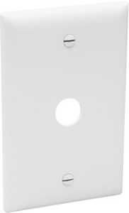 TELEPHONE WALL PLATE 1GANG WHT