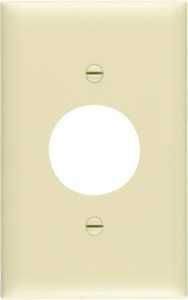 WALL PLATE 1GANG 1RCPTCL IVORY