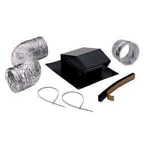 RVK1A ROOF VENT KIT BLK 3-4IN