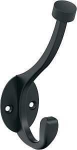 H55465MB WALL HOOK DBL MAT BLK