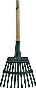 3W 48"WOOD HANDLE 8"SHRUB RAKE