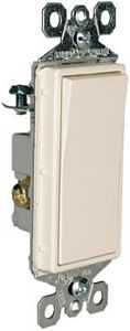 DECO SWITCH LT ALM 3W 15A 120V