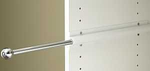 RA1204 ROD WARDROBE WHITE