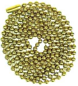 94993 CHAIN BEAD NO 6 3FT BRS