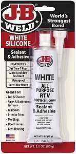 31312 SEALANT SILICONE WHT 3OZ