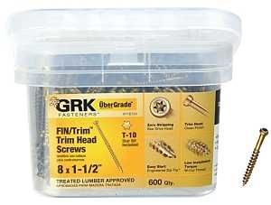 116724 SCREW TRIM HD NO8X1-1/2