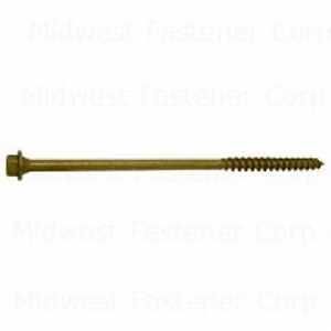 M52552 TIMBER SCREW TAN 1/4X6