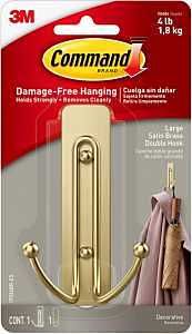 17036BR-ES HOOK DBL SAT BRS L