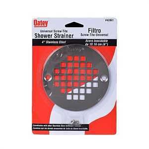 43861 SHOWER STRAINER SS 4IN
