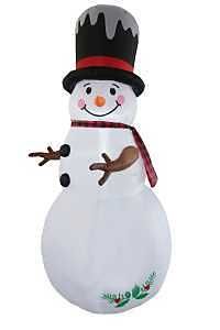 5603 INFLATABLE SNOWMAN 8FT
