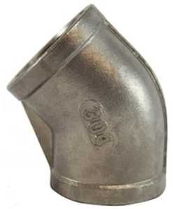62181BAG ELBOW 45DEG SS 1/4IN 62181BAG ELBOW 45DEG SS 1/4IN