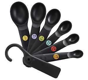 11110801 SPOON MEASURING BLACK