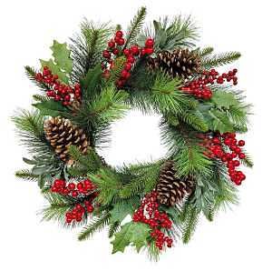 312-4459-W22 XMAS CLSC WREATH