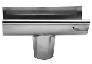 DE2653 ENDPIECE GUTTR GALV 5IN