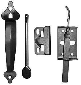 TL6BLK/B LATCH THUMB BLK 6IN